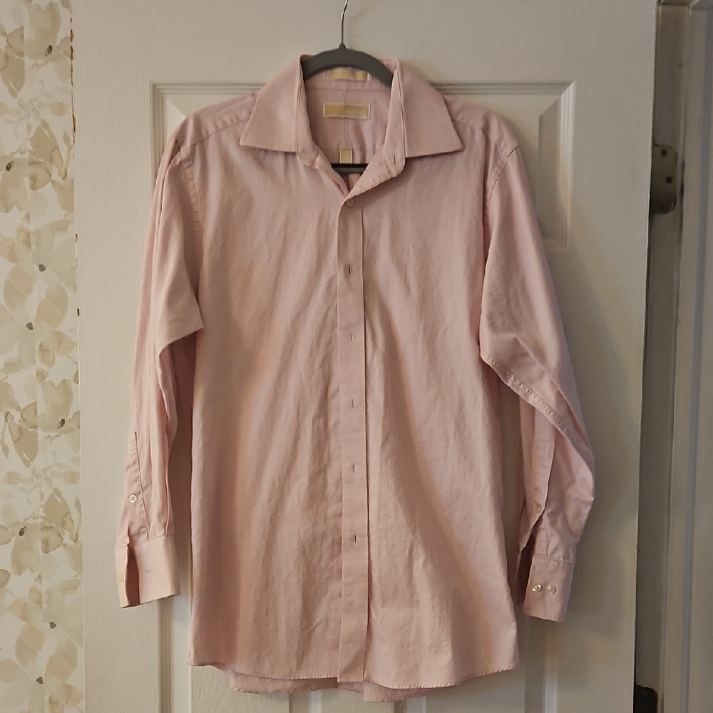 Michael Kors Light Pink Men's Dress Shirt